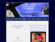 Tablet Screenshot of internationaldeliveranceministries.org